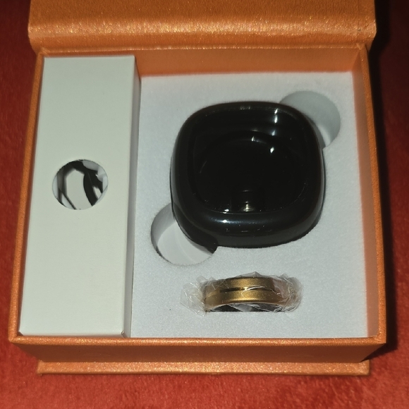 Smart Health Ring Gold Size 9 - Picture 2 of 3